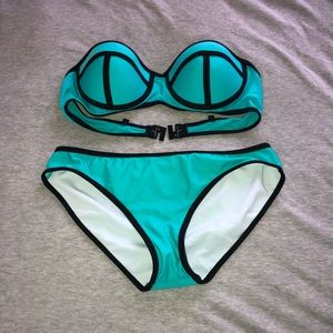 Strapless Bikini Set